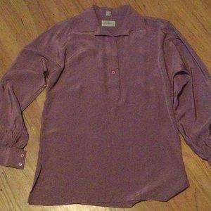 Long sleeve top with buttons